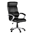 Modern Leather Office Swivel Chair 3D model small image 1