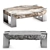 Rock Side Tables: Dual Colors 3D model small image 1