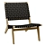 Acacia FSC Lounge Chair: Resilient Weave 3D model small image 3