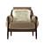 Elegant Times Lounge Armchair by Poltrona Frau 3D model small image 2