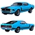 Classic Power Beast Ford Mustang 3D model small image 1