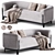 Bob Delcourt Sofa | Elegant Modern Design 3D model small image 1