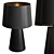 Glowing Plastic Table Lamp 3D model small image 3