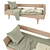 Kalon Studios Divan Toddler Bed 3D model small image 3