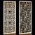 Decorative Carved Panel Set 3D model small image 2