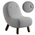 Kids' Softline BOB Fabric Armchair 3D model small image 1