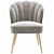 Pippa Dining Chair Velvet Collection 3D model small image 4