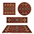 Rugs Collection with Displacement Mods 3D model small image 1