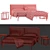 Flexteam JAMES Bed: Premium 3D Model 3D model small image 4