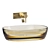 Ambra_Icemood Sink and Gold Tap 3D model small image 1