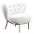 Petite Modern Lounge Chair 3D model small image 5