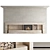 Romotop Wood-Burning Fireplace Wall Set 3D model small image 1