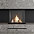 Impression 3D Wall Fireplace Set 3D model small image 3