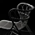 Elegant Saint Kitts Chair, Modern 3D model small image 5