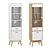 Scandi Plain Display Cabinet 3D model small image 1