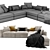  Flexform Beauty Sofa 3D Model 3D model small image 3