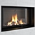 Romotop 3D Fireplace Wall Set 3D model small image 3