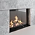 Impression 2G L Fireplace Wall Set 3D model small image 2