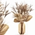 Dried Flower Bouquet Set in Glass Vases, 288 3D model small image 3