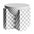 Sculptural Stone Side Table 3D model small image 6