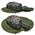 Landscape Stone Set with Textures 3D model small image 1