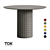 Modern Clinker Dining Tables Transformation 3D model small image 1