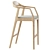 Sapporo Semi-Bar Stool Grey 3D model small image 2