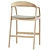 Sapporo Semi-Bar Stool Grey 3D model small image 3