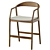 Sapporo Semi-Bar Stool Grey 3D model small image 4