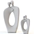 Abstract Ceramic Couple Statues 3D model small image 4