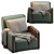 Contemporary Oscar Armchair 2013 Classic 3D model small image 4