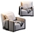 Contemporary Oscar Armchair 2013 Classic 3D model small image 5