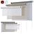 Sheer Mesh Roller Blind 3D model small image 1