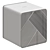 Customizable Forest Green Cube Air Purifier 3D model small image 3