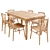 Modern Dining Table Set 181 3D model small image 1