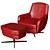 Modern Classic Lounge Chair: Bodema Carol 3D model small image 1