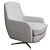 Modern Classic Lounge Chair: Bodema Carol 3D model small image 6