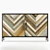 Eco-Friendly Herringbone Door Credenza 3D model small image 2