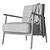 Modern Lounge Armchair, Studio Design 3D model small image 6