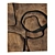 Artistic Wooden Wall Decoration Sculpture 3D model small image 5