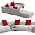 Modern Modular Sofa Lemmy Collection 3D model small image 3