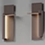 Industrial Aluminum LED Wall Sconce 3D model small image 3