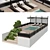 Poolside Pergola Roof Garden Design 3D model small image 2