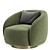 Colorful Swivel Armchair Collection! 3D model small image 5