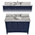 Etta Avenue Marble Top Vanity 3D model small image 2