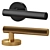 Meraki Brass Door Handle Set 3D model small image 3