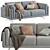 Contemporary Design Cesar 39 Sofa 3D model small image 3