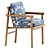 Ayana Chair: Contemporary Comfort by Bebitalia 3D model small image 2