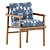 Ayana Chair: Contemporary Comfort by Bebitalia 3D model small image 3