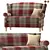 Cozy Sherlock Small Sofa 3D model small image 1